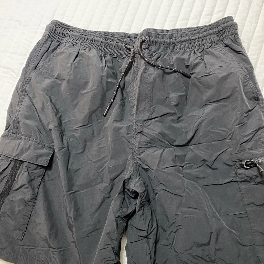 Mens Windpant Cargo Shorts